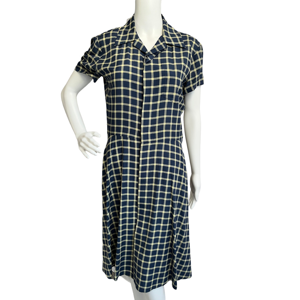 Ralph Lauren Collection Purple Label Light Academia Silk Dress Womwn Size 10 - Picture 1 of 16